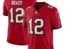 Tom Brady Tampa Bay Buccaneers Nike Vapor Limited Jersey - Red/Pewter