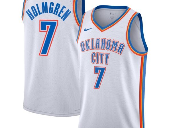 Chet Holmgren Oklahoma City Thunder Nike Swingman Jersey - City Edition - White
