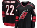 Logan Stankoven Carolina Hurricanes  Women's Home Breakaway Player Jersey - Black