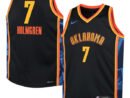 Chet Holmgren Oklahoma City Thunder Nike Youth 2024/25 Swingman Player Jersey - City Edition - Black