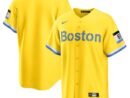 Boston Red Sox Nike City Connect Replica Jersey - Gold/Light Blue