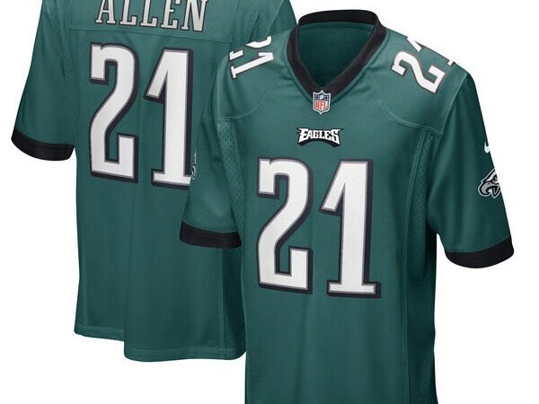 Eric Allen Philadelphia Eagles Nike Game Retired Player Jersey - Midnight Green