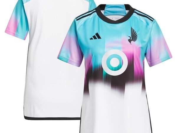 Minnesota United FC adidas Women's 2024 The Northern Lights Kit Replica Jersey - White
