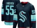 Ryan Lindgren Seattle Kraken  Home Breakaway Jersey - Deep Sea Blue