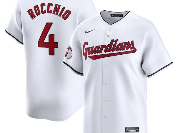 Brayan Rocchio Cleveland Guardians Nike Home Limited Player Jersey - White
