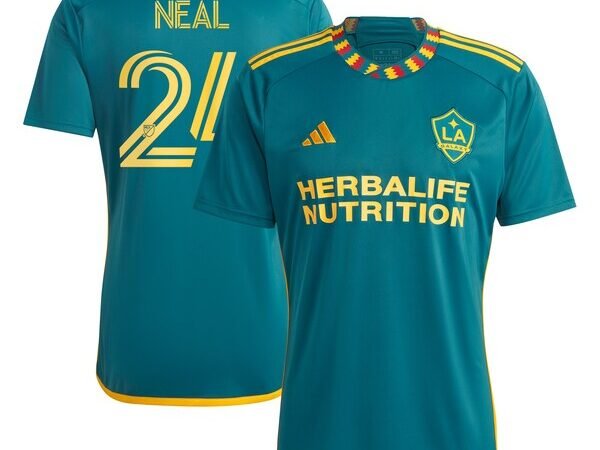 Jalen Neal LA Galaxy adidas 2024 LA Kit Replica Player Jersey - Green/White