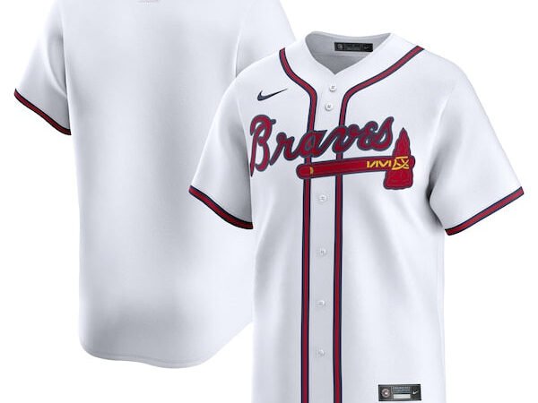 Atlanta Braves Nike Home Limited Jersey - White