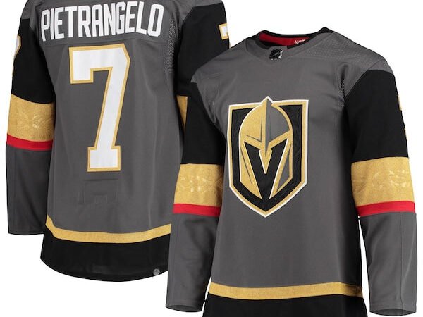Alex Pietrangelo Vegas Golden Knights adidas Alternate Primegreen Authentic Player Jersey - Gray