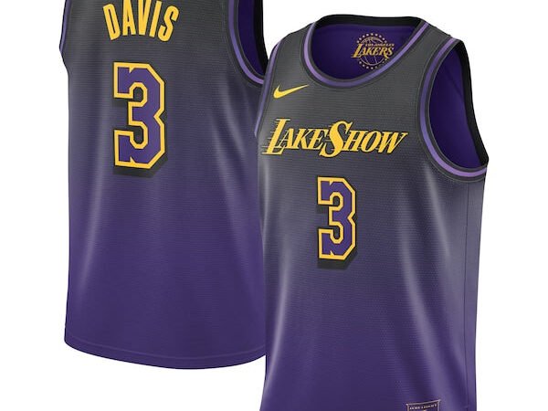 Anthony Davis Los Angeles Lakers Nike Unisex 2024/25 Swingman Player Jersey - City Edition - Purple
