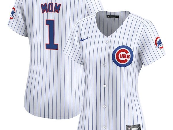 Chicago Cubs Nike Women's #1 Mom Home Limited Jersey - White