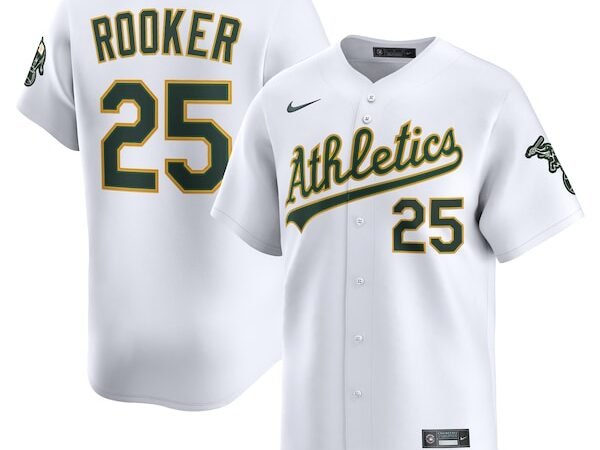 Brent Rooker Athletics Nike Home Limited Player Jersey - White