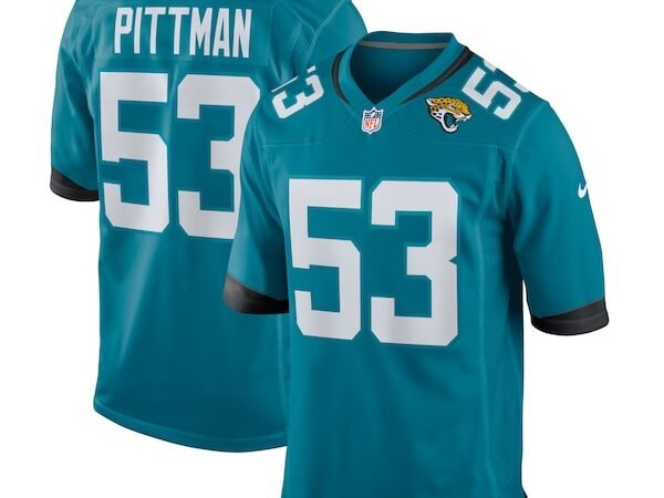 Anthony Pittman Jacksonville Jaguars Nike Team Game Jersey -  Teal
