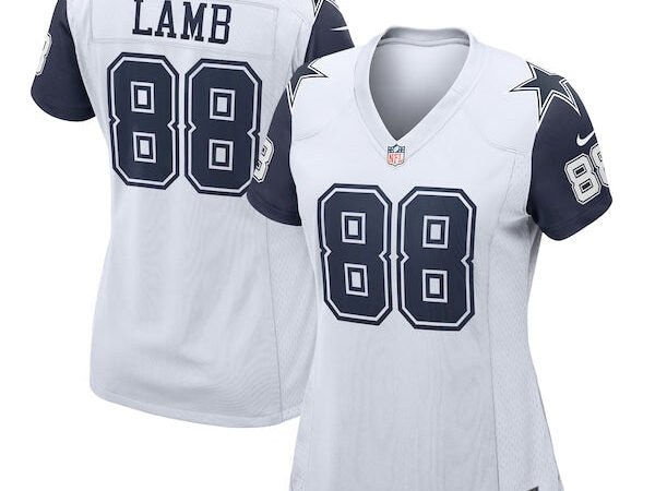 CeeDee Lamb Dallas Cowboys Nike Women's 2nd Alternate Game Jersey - White/Navy