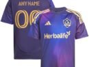 LA Galaxy adidas Youth 2025 RIZON Replica Custom Jersey - Navy