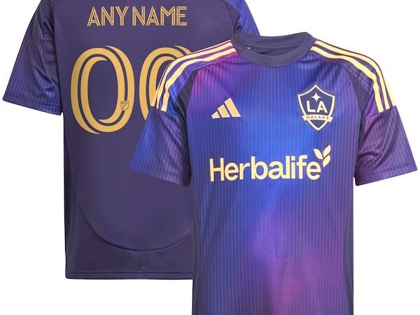 LA Galaxy adidas Youth 2025 RIZON Replica Custom Jersey - Navy