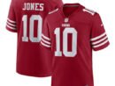 Mac Jones San Francisco 49ers Nike Team Game Jersey -  Scarlet
