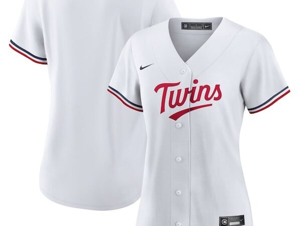 Minnesota Twins Nike Women's Home Replica Team Logo Jersey - White