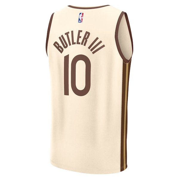 Jimmy Butler III Golden State Warriors Youth 2025/26 City Edition Fast Break Jersey - Tan