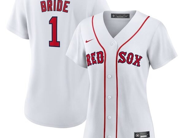 Boston Red Sox Nike Women's #1 Bride Home Replica Jersey - White