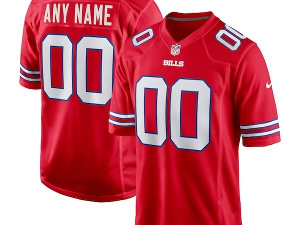 Buffalo Bills Nike Alternate Custom Game Jersey - Red