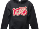 Detroit Red Wings '47 Brand Centennial Core Headline Hooded Sweatshirt - Black