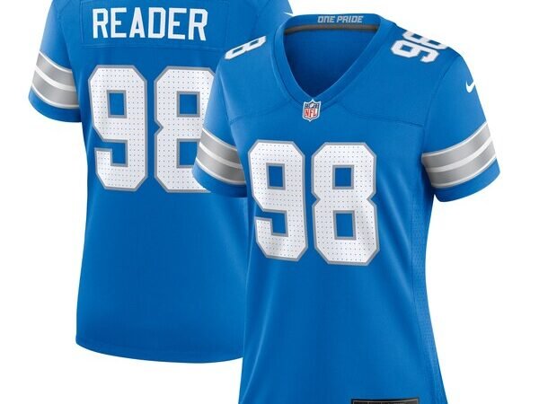 D.J. Reader Detroit Lions Nike Women's Team Game Jersey - Blue