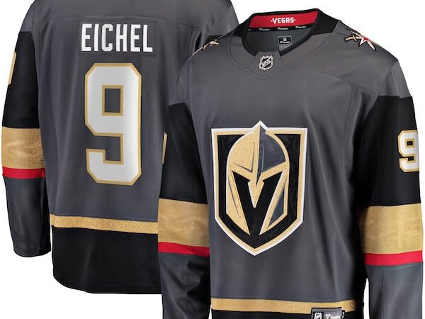 Jack Eichel Vegas Golden Knights   Premier Breakaway Player Jersey - Gray