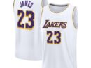 LeBron James Los Angeles Lakers Youth Fast Break Replica Player Jersey - Association Edition - White