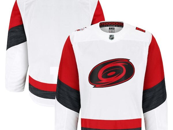 Carolina Hurricanes  Away Authentic Pro Jersey - White/Black