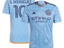 Santiago Rodríguez New York City FC adidas 2024 The Interboro Kit Replica Player Jersey – Light Blue