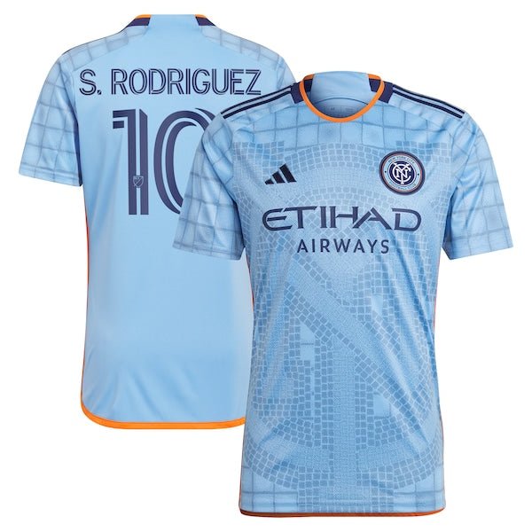 Santiago Rodríguez New York City FC adidas 2024 The Interboro Kit Replica Player Jersey – Light Blue