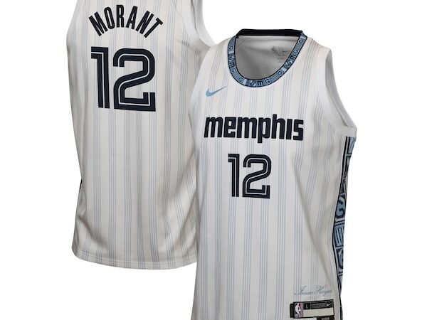 Ja Morant Memphis Grizzlies Nike Youth 2025/26 City Edition Swingman Jersey - White