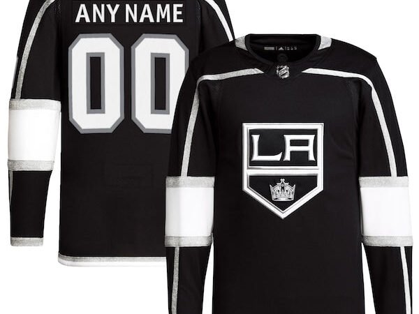 Los Angeles Kings adidas  Home  Primegreen Authentic Custom Jersey - Black