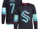 Jordan Eberle Seattle Kraken adidas Home Primegreen Authentic Pro Player Jersey - Deep Sea Blue/White