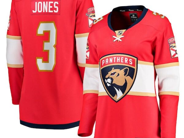 Seth Jones Florida Panthers Women's Home Breakaway Player Jersey - Red