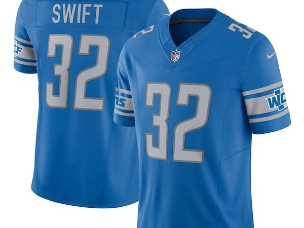 D'Andre Swift Detroit Lions Nike Vapor F.U.S.E. Limited Jersey - Blue