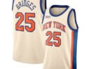 Mikal Bridges New York Knicks Nike Unisex 2025/26 Swingman Jersey - Cream - City Edition
