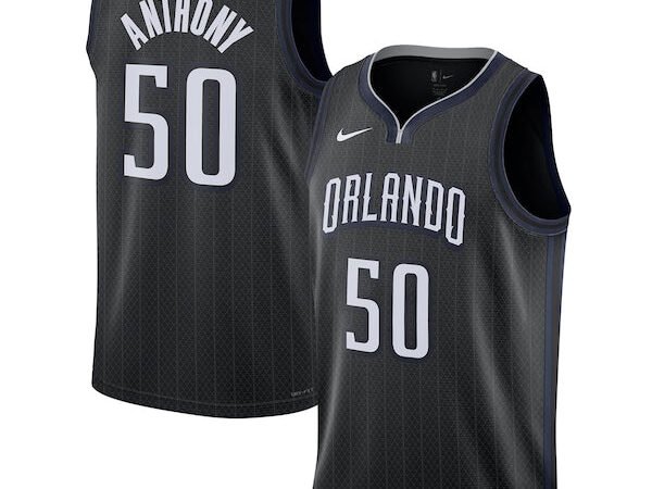 Cole Anthony Orlando Magic Nike Unisex 2022/23 Swingman Jersey - City Edition - Black