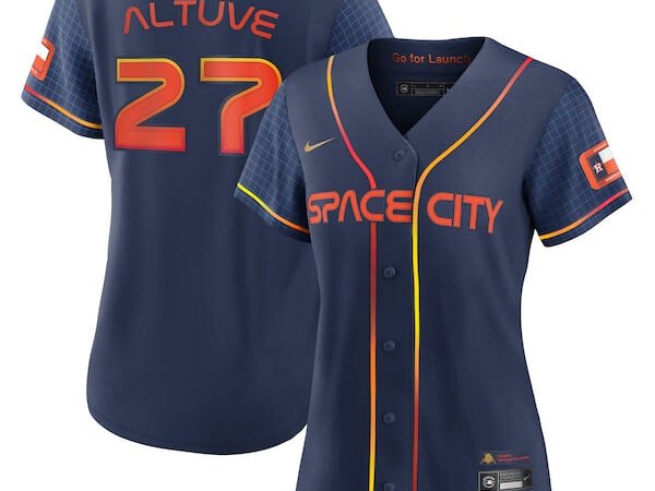 Jose Altuve Houston Astros Nike Women's 2022 City Connect Replica Player Jersey - Navy