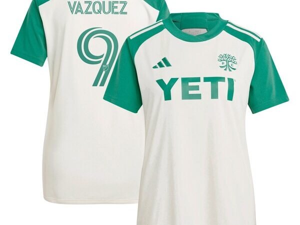 Brandon Vazquez Austin FC adidas Women's 2024 The Armadillo Kit Replica Player Jersey - Tan