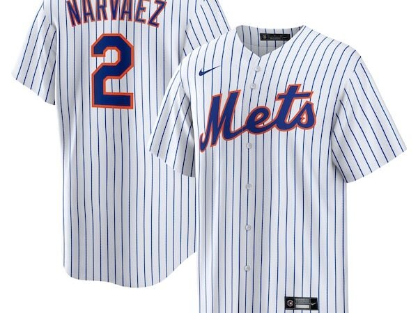 Omar Narváez New York Mets Nike Home Replica Player Jersey - White