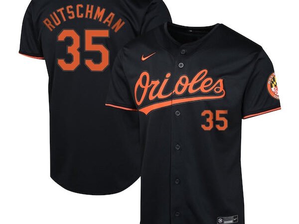 Adley Rutschman Baltimore Orioles Nike Youth Alternate Limited Player Jersey - Black