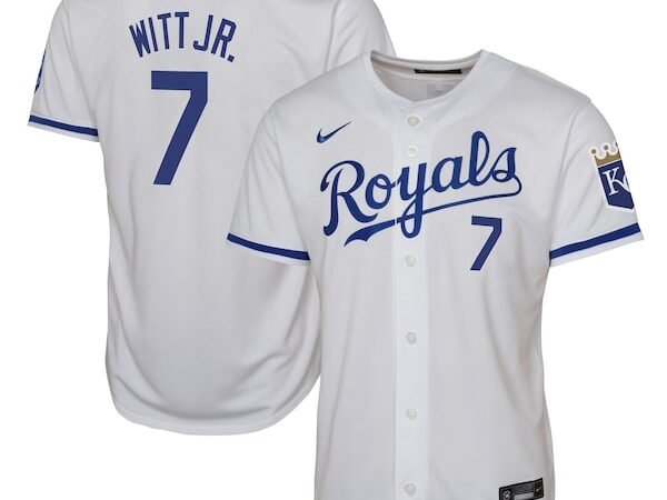 Bobby Witt Jr. Kansas City Royals Nike Youth Home Limited Player Jersey - White