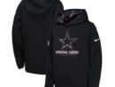 Dallas Cowboys Nike Youth 2024 NFL Crucial Catch Pullover Hoodie - Black