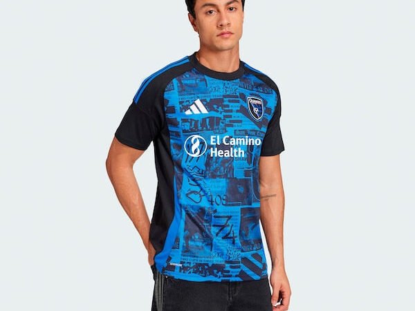 San Jose Earthquakes adidas 2025 Headliner Replica Jersey - Black