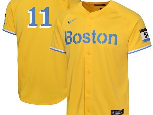 Rafael Devers Boston Red Sox Nike Youth City Connect Limited Player Jersey - Gold