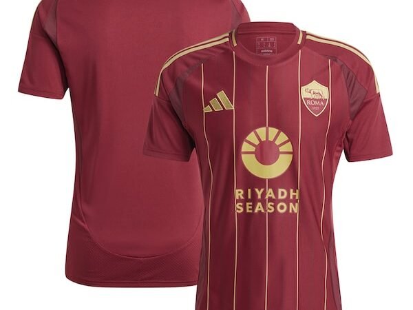 AS Roma adidas 2024/25 Home Replica Jersey - Burgundy