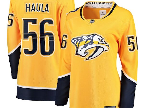 Erik Haula Nashville Predators  Women's Home Breakaway Player Jersey - Gold