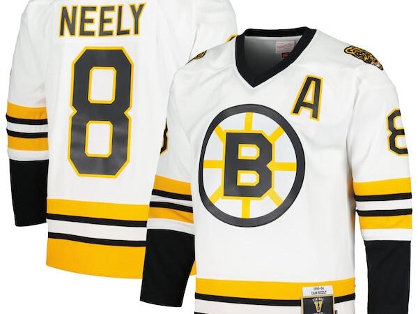 Cam Neely Boston Bruins  1993/94 Blue Line Player Jersey - White