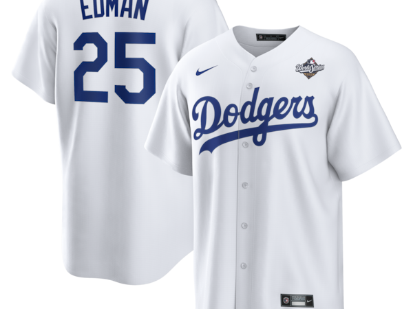 Tommy Edman Los Angeles Dodgers Nike 2025 World Series Home Replica Player Jersey - White